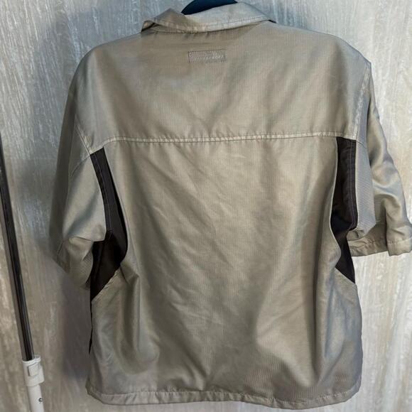 🚨$9🚨 Y2k Second Skin Silver Hydraproof Lightweight Shirt Jacket - Picture 7 of 11